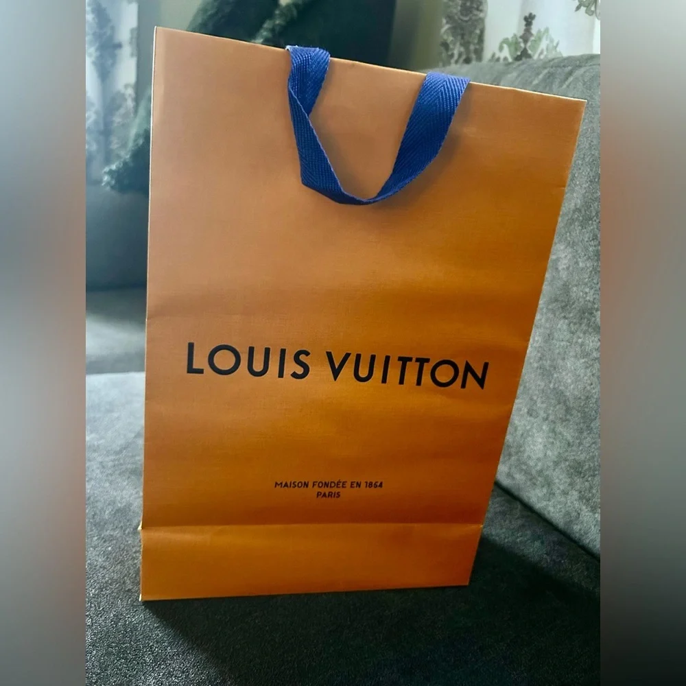 Louis Vuitton Orange Shopping Bag